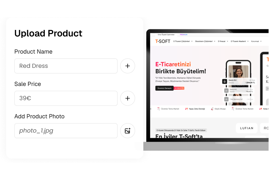 Upload Your Products,<br>Manage Your Process