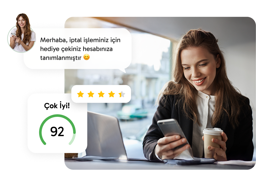 Omnichannel ile<br>Tüm Satış ve İletişim Kanallarını Bağlayın